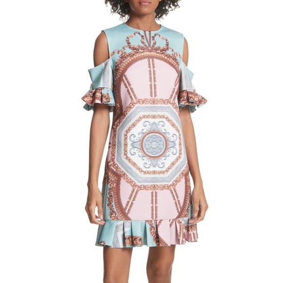 Dresses & Skirts - TED BAKER NORAHE VERSAILLES COLD SHOULDER DRESS